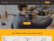 Tablet Screenshot of experiencepoint.com